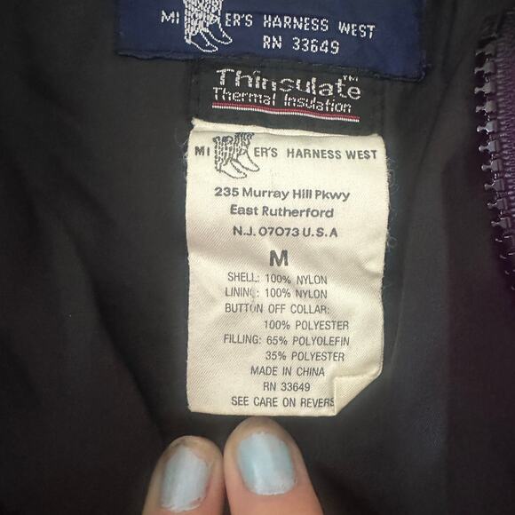 Kenny Rogers jacket size medium Millers harness west horse ranch western 90's - Picture 10 of 14